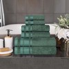 Cotton Medium Weight 6 Piece Bathroom Towel Set by Blue Nile Mills - 2 of 4