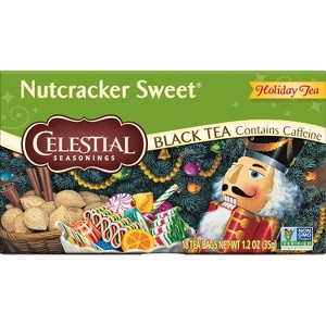 Celestial Seasonings Black Tea, Nutcracker Sweet, 18 Count (Pack of 6) - 1 of 3