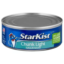 Starkist Chunk Light Tuna in Water 25% Less Sodium