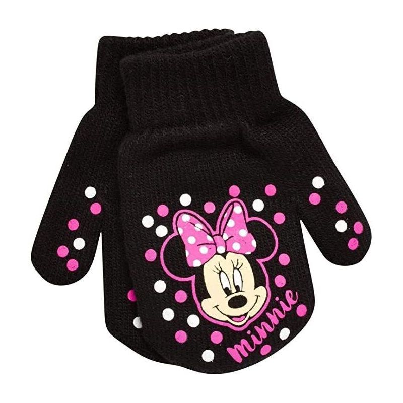Disney Minnie Mouse Girl 4 Pack Gloves or Mittens Set, Kids Ages 2-7, 3 of 6