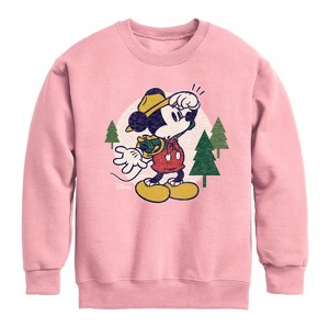 Boys' - Disney - Mickey & Friends Graphic Long Sleeve Fleece Sweatshirt - 1 of 4