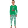 Peppa Pig Matching Family Pajamas Merry Christmas Holiday Fun Shirt and Pant Tight Fit Set Green - 2 of 4