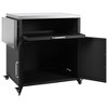 Whisen Versatile Outdoor Cabinet with Folding & Expandable Work Surfaces - Black - 4 of 4