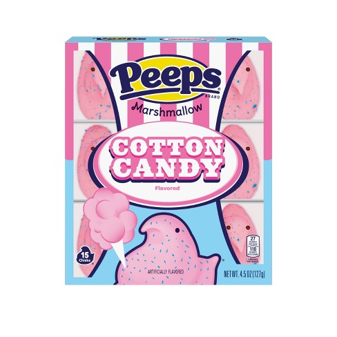 Peeps Plush Blue or Pink Bunny House Gift Set 1.5 oz.