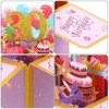 Unique Bargains Thickened Paper 3D Funny Women Gift Greeting Card - 4 of 4