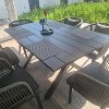 PURPLE LEAF Outdoor Dining Set Patio Aluminium Table and Rope Weave Chairs Included Cushions for Backyard Decor Kitchen - 3 of 4