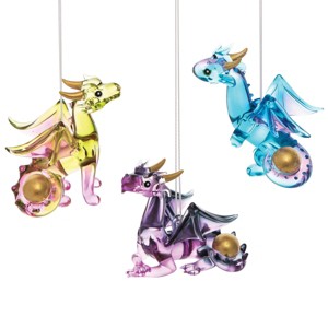 Gallerie II Baby Dragon Ornament Set of 3 - 1 of 3