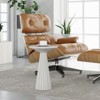 JIONJOY Classic Round Pedestal Table - Versatile Martini Drink Table & Plant Stand for Living Room or Bedroom - 4 of 4