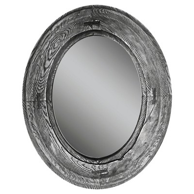 18" x 22.12" Gray Elegance Decorative Mirror - PTM Images