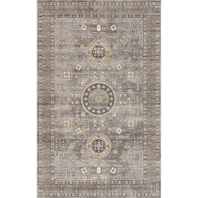 Nuloom Tama Circle Medallion Machine Washable Indoor Area Rug : Target