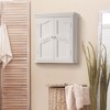 Teamson Home Versailles 22" x 24" 2-Door Removable Wall Cabinet, White - 2 of 4