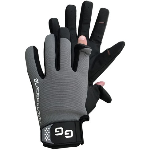 Glacier Glove Elite Angler Slit Finger Gloves - Small - Black : Target