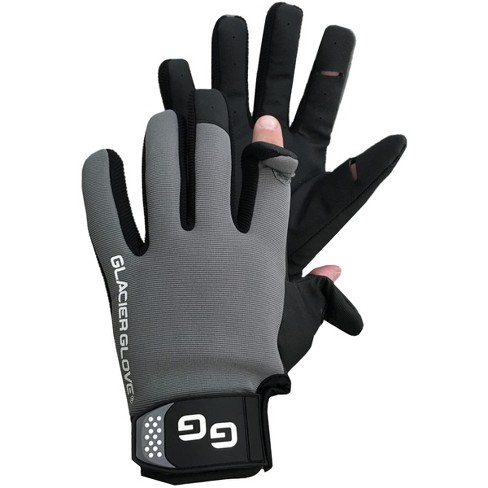 Glacier Glove Lightweight Pro Angler Slit Finger Glove (Small)