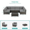 Sonkuki 7-Piece Patio Conversation Sofa Set - 3 of 4