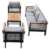 YOOCOZZ 4-Piece Outdoor Sectional Sofa Set with Coffee Table - 4 of 4