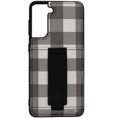 Walli Cases Plaid To Meet You Phone Case with Wallet and Finger Strap