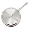 MegaChef Professional Kitchen Round Stainless Steel Fry Pan in Silver - 3 of 4