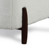 Ralston Accent Chair Cream: Lifestyle Solutions, Upholstered, Walnut Finish Legs, High-Density Foam - image 3 of 4