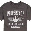 Men's - Star Wars - Property Of Rebellion Short Sleeve Graphic T-Shirt - 2 of 4