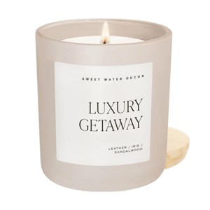 Sweet Water Decor Luxury Getaway Matte Jar - 15oz - 1 of 3