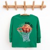 The Juniper Shop Basketball Game Day Hoop Youth Long Sleeve Tee - 2 of 4