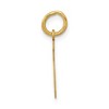 Black Bow Jewelry 14k Yellow Gold, Athletic Collection, Small Polished Number 5 Pendant - 2 of 4