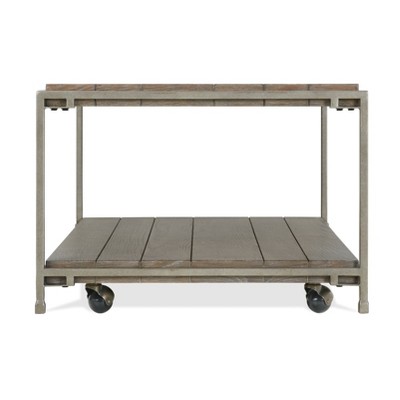 Corbeta Aged Graphite 3-Piece Metal Frame Wood Coffee Table Set