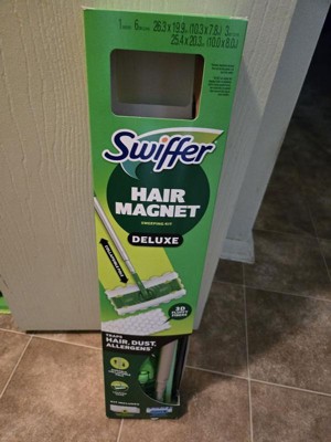 Swiffer Unscented Sweeper Hair Magnet Deluxe Starter Kit Floor