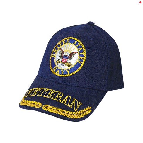 Collections Etc Military Branch Veterans Adjustable Baseball Cap No ...