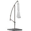 WestinTrends 10 Ft Outdoor Patio Cantilever Offset Umbrella with Base Weights - 2 of 3