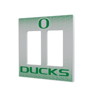 NCAA Big Ten Universities Linen Hidden-Screw Light Switch Plate for Double Rocker - 1 of 4