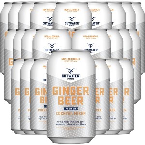 Cutwater Non-Alcoholic Ginger Beer - 12oz Cans - 110 Calories Fat-Free - Soda Mixer for Moscow Mule, Dark n Stormy - 1 of 4