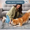COZONY Washable Abstract Area Rug with Non-Slip Backing, Foldable Distressed Low Pile Carpet for Living Room and Bedroom - 4 of 4