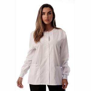 Just Love Womens Solid Jacket Uniform Coat - Nurses Scrub Labcoat - 1 of 3