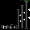 Glass Aquarium Feeder Tube Dish Set High Transparent Strong Suction Cup Fishbowl Fish Shrimp Feeding - 2 of 4