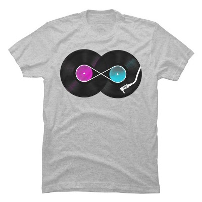Men's Design By Humans Nonstop Music By clingcling T-Shirt