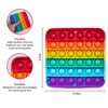 The Fidget Game Rainbow Pop It Mats, Pack of 4 - 2 of 4