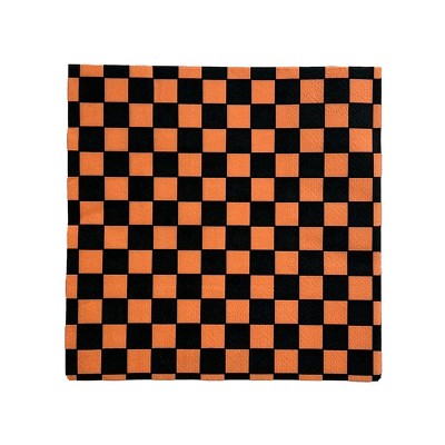 Jollity & Co. - Check It! Halloween Large Napkins - Pack of 16 Paper Napkins