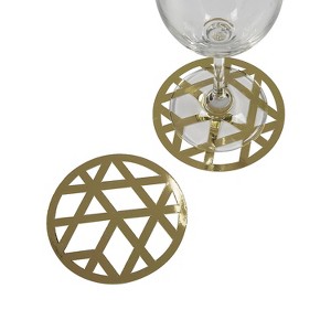 Fun Express Gold Laser Cut Round Coasters - 12 Pc. - 1 of 1
