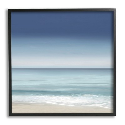 Stupell Industries Blue Coastal Gradient Sky Framed Giclee Art