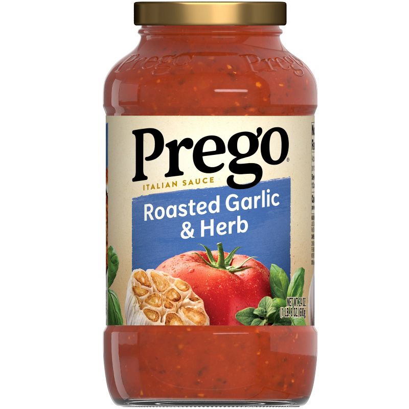 Prego Pasta Sauce Italian Tomato Sauce with Roasted Garlic &#38; Herbs - 24oz, 1 of 14