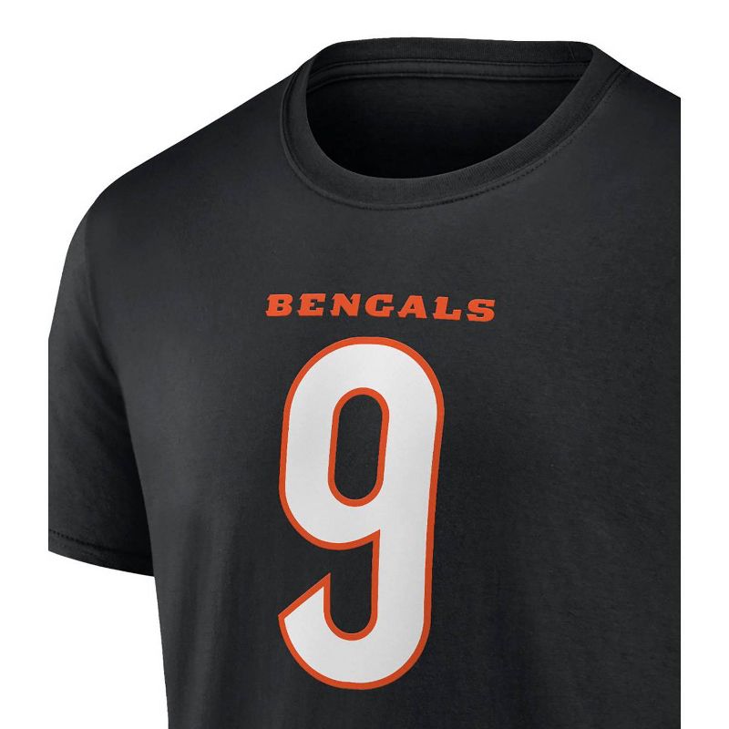 NFL Cincinnati Bengals Short Sleeve Core Burrow Big &#38; Tall T-Shirt, 3 of 5