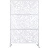 Vynxaria Metal  Screen - Freestanding Decorative Divider for Indoor & Outdoor Use - 2 of 4