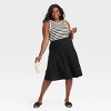Women's Pleated Midi Sweater Skirt - A New Day™ - 3 of 3