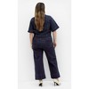 Women's Plus Size Denim Millie Jacket - dark denim | CITY CHIC - 3 of 4