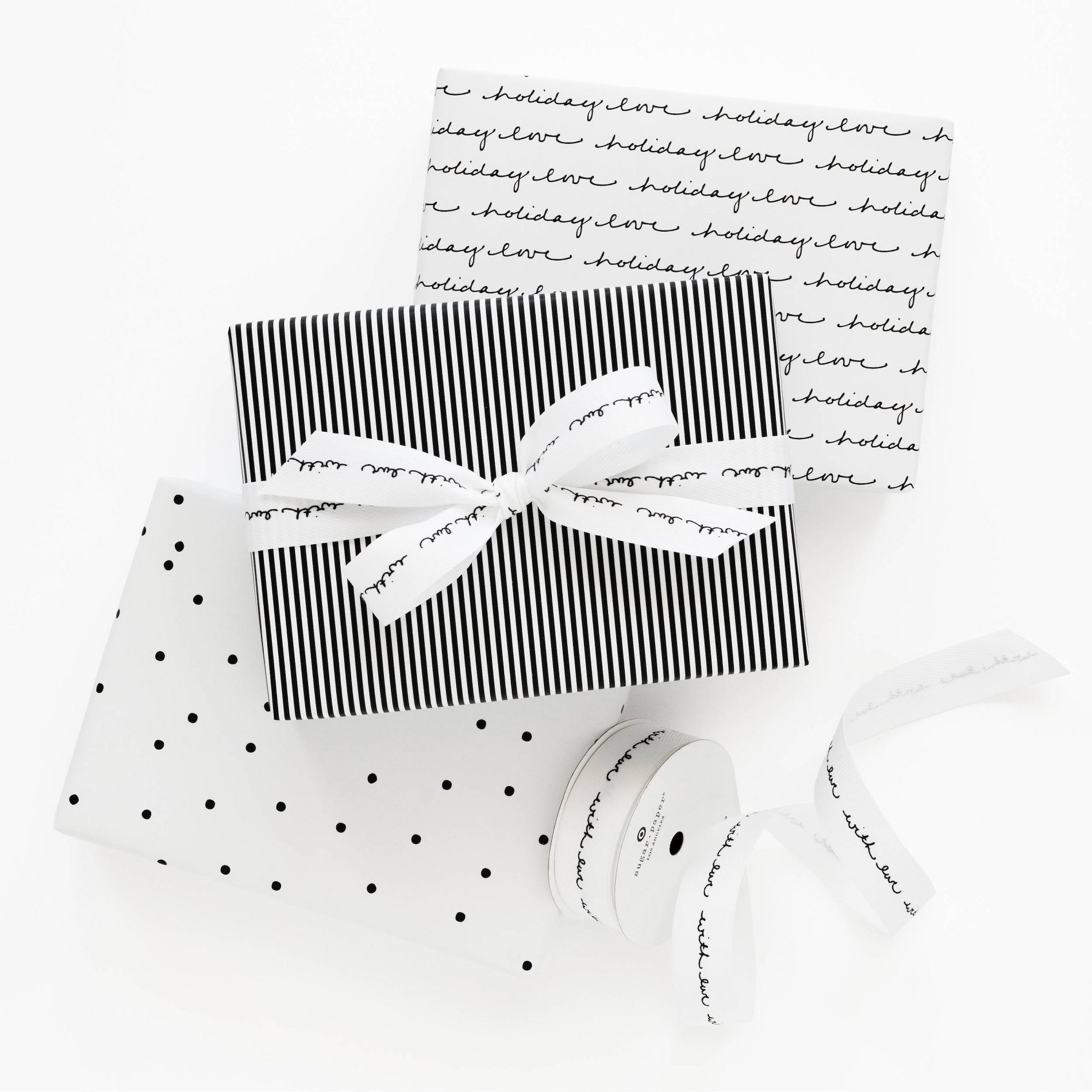Black and White Gift Wrap Trio - Sugar Paper™+ Target