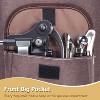 Tirrinia 2 Bottle Wine Gift Tote Carrier - Leakproof & Insulated with large pockets Wine Cooler Bag, Valentine's Day Gift for Wine Lover - 2 of 4