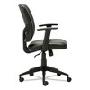 Alera Alera Everyday Task Office Chair, Bonded Leather Seat/Back, Supports Up to 275 lb, 17.6" to 21.5" Seat Height, Black - 3 of 4