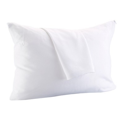 Great Bay Home 2-Pack Allergy Free Antimicrobial Pillow Protector Jumbo / Queen