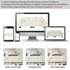85.4" Modern Curved Sofa, Back Upholstered Couch with 2 Decorative Throw Pillows, Corduroy Fabric Couch - 2 of 4